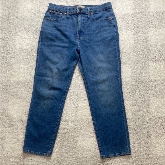 Madewell Women's Straight Leg Jeans - Blue - Picture 1 of 12